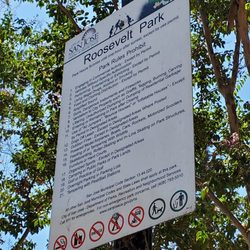 Park rules/sign