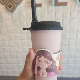 Blueberry fruit smoothie