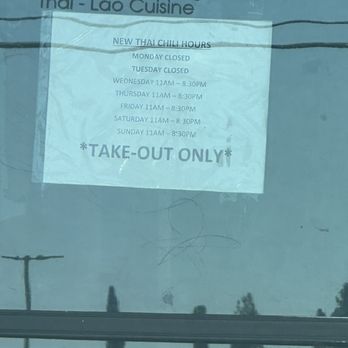 Thai Chili - FYI..... - Thai Near Me - Clovis, California