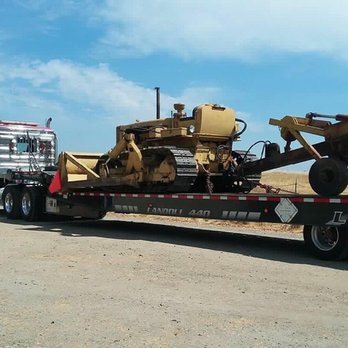 L & T Towing - One of our Landolls transporting this bulldozer! - Towing Near Me - Sutter, California