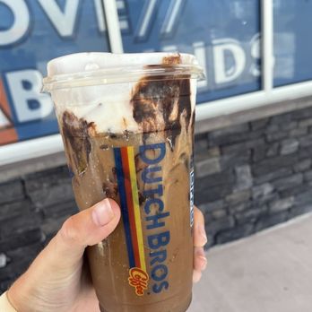 Dutch Bros Coffee - Cookie Dough Cold Brew - Juice Bars & Smoothies Near Me - Austin, Texas