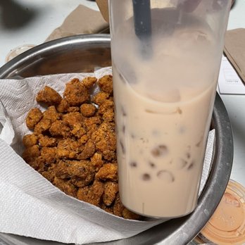 Mayflower Dumpling Express - House milk tea crystal boba - Dim Sum Near Me - Anaheim, California