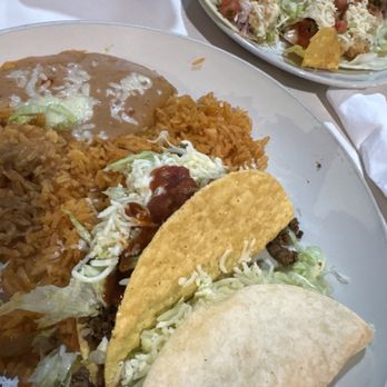 Cinco De Mayo - Combo Dinners - Pick One. Beef tacos and 2 Grouper Tacos - Mexican Near Me - Jacksonville, Florida
