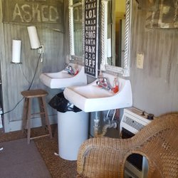 Two by Two Petting Zoo - Women's bathroom