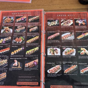 Sushi Dan - Menu - Sushi Bars Near Me - Studio City, California Sushi Dan - Menu - Sushi Bars Near Me - Studio City, California