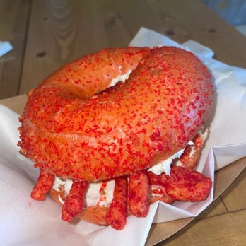 Bagels By The Book - Hot Cheetos Overload Sandwich - Bagels Near Me - Libertyville, Illinois Bagels By The Book - Hot Cheetos Overload Sandwich - Bagels Near Me - Libertyville, Illinois