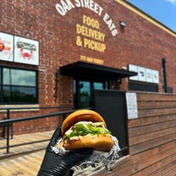 Slap Ya Mama Wings And Burgers - Our oak st location with a delicious cow boy burger!