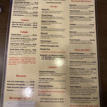 Doni - Menu - Italian Near Me - Norman, Oklahoma