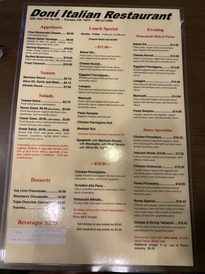 Menu photo 2 Doni Norman, OK