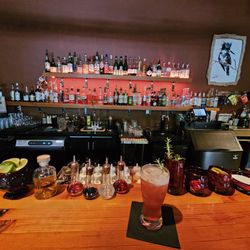 Kingfish Lounge - The magic at the bar. Snoop those tinctures.