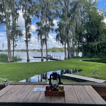 In The Loop Brewing - Lakeside outdoor patio - Breweries Near Me - Land O' Lakes, Florida