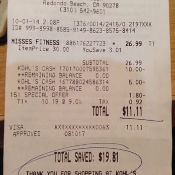 Kohl's - Gotta love saving 66%!! - Department Stores Near Me - REDONDO BEACH, California Kohl's - Gotta love saving 66%!! - Department Stores Near Me - REDONDO BEACH, California