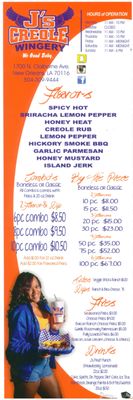 J's Creole Wings Claiborne by null