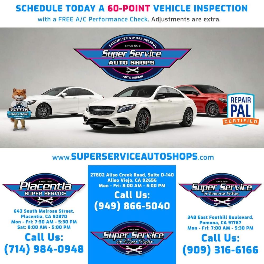 SUPER SERVICE OF ALISO VIEJO Updated August 2024 141 Photos & 133 Reviews 27802 Aliso