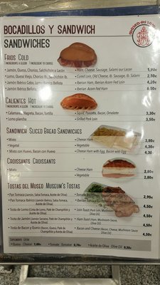 Menu photo 6 Museo del Jamón Madrid, M