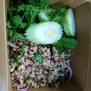 Dee Dee - Laab Moore.  Incredible but spicy.  Wimps, do not order - Thai Near Me - Austin, Texas