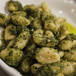 Corner Wines - Pesto gnocchi all house made.