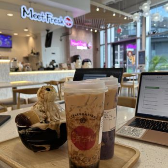 Meet Fresh - brown sugar shaved ice MT and brown sugar boba - Desserts Near Me - Raleigh, North Carolina Meet Fresh - brown sugar shaved ice MT and brown sugar boba - Desserts Near Me - Raleigh, North Carolina