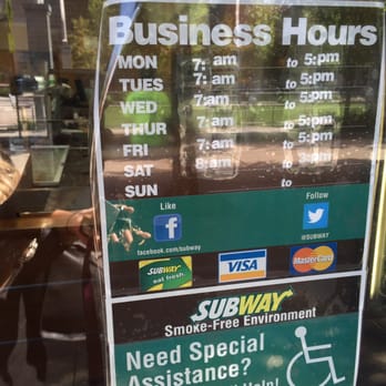 Subway - Wrong store hours! Do not believe these opening times - Fast Food Near Me - Baton Rouge, Louisiana Subway - Wrong store hours! Do not believe these opening times - Fast Food Near Me - Baton Rouge, Louisiana