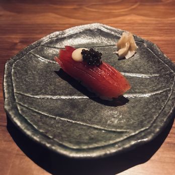 WAKUDA - Wakuda Sushi, Akami with butter miso and caviar... - Japanese Near Me - Las Vegas, Nevada WAKUDA - Wakuda Sushi, Akami with butter miso and caviar... - Japanese Near Me - Las Vegas, Nevada