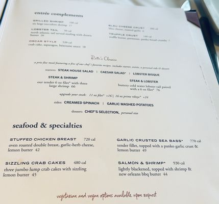 Menu photo 2 Ruth's Chris Steak House Jacksonville, FL Menu photo 2 Ruth's Chris Steak House Jacksonville, FL