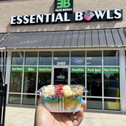 Luau Bowl with bananas added