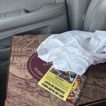 Burattino Brick Oven Pizza - My to go order - Pizza Near Me - Carson, California