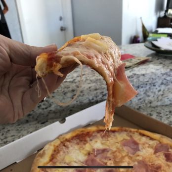 Steve's Pizza Express - Garbage floppy pizza. Can't even eat it like regular pizza bc it's so soggy and greasy. - Italian Near Me - Cutler Bay, Florida