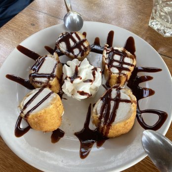 La Perla - Fried coconut ice cream!!! Amazing! - Seafood Near Me - Zihuatanejo, GRO La Perla - Fried coconut ice cream!!! Amazing! - Seafood Near Me - Zihuatanejo, GRO