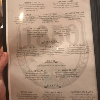 1850 Restaurant - Menu pg1 - American Near Me - Mariposa, California