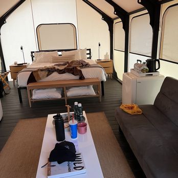 AutoCamp Yosemite - Inside tent - Hotels Near Me - Midpines, California AutoCamp Yosemite - Inside tent - Hotels Near Me - Midpines, California