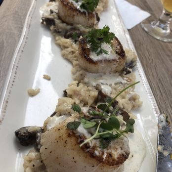RANGE kitchen & tap - Scallops and mushroom risotto - New American Near Me - Roseville, California