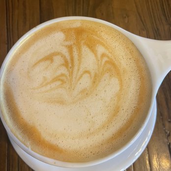 Lava Coffee - Honey lavender latte with oat milk - Coffee & Tea Near Me - Katy, Texas