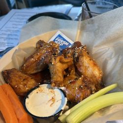 Asian wing so yummy and crispy and delicious