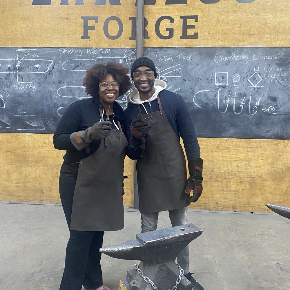 Lawless Forge - Me and the homie - Team Building Activities Near Me - Sterling, Virginia