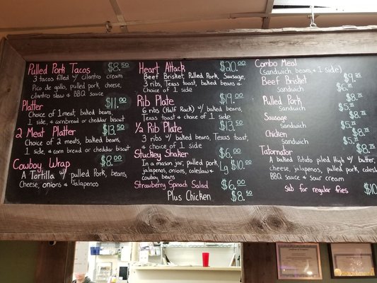 Menu photo 7 5 B's BBQ Gunnison, CO