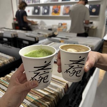 Silence Please - Uji Mukashi Matcha & Tsujiri Hojicha Latte - Vinyl Records Near Me - New York, New York Silence Please - Uji Mukashi Matcha & Tsujiri Hojicha Latte - Vinyl Records Near Me - New York, New York