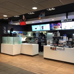 Front counter of the newly renovated McDonalds in New Palestine.