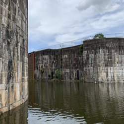 Bayou Plaquemine Waterfront Park - Old locking damn