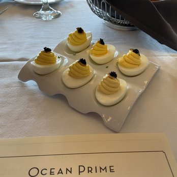 Ocean Prime - Truffled Deviled Eggs - Seafood Near Me - Tampa, Florida Ocean Prime - Truffled Deviled Eggs - Seafood Near Me - Tampa, Florida