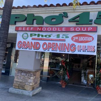 Pho 45 - Store front - Noodles Near Me - Pico Rivera, California