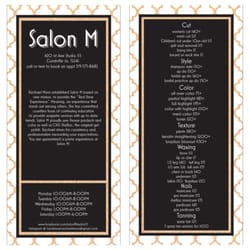 Salon M - Rachael Mora - Here is a list of services at Salon M