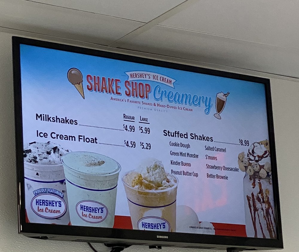 HERSHEY‘S ICE CREAM SHAKE SHOP Updated October 2024 1738 NC119, Mebane, North Carolina
