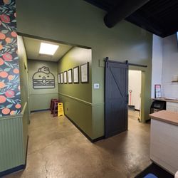 Restroom corridor