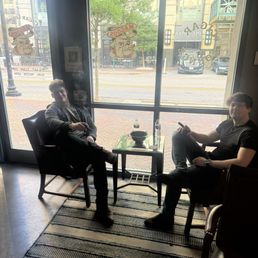 Great atmosphere, Good cigars, good company, can't complain Great atmosphere, Good cigars, good company, can't complain