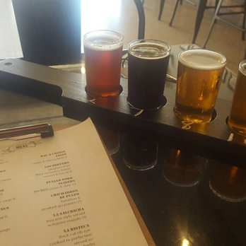 El Tap - Flight of local brews they chose for me. Awesome! - Beer Bar Near Me - San Juan, Puerto Rico