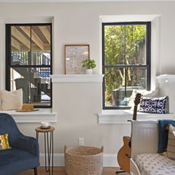 Charlestown Home Improvement - Interior design, home furnishing, space and color coordination, interior decorator, black vinyl replacement windows, finish carpentry, paint