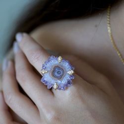 Felix Z - Amethyst Stalactite Ring