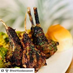 8 Fresh Food Assassin Restaurant & Lounge - Lollipop lamb entree