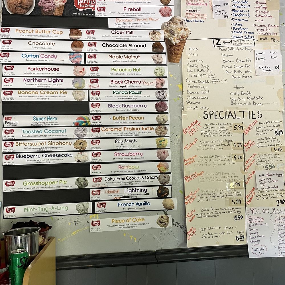 Barnhart's Soft Serve - The extensive soft serve and ice cream menu. - Ice Cream & Frozen Yogurt Near Me - Butler, Pennsylvania